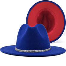 Load image into Gallery viewer, Two Tone Hats Different Color Wool Felt Hats For Women**