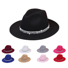 Load image into Gallery viewer, Two Tone Hats Different Color Wool Felt Hats For Women**