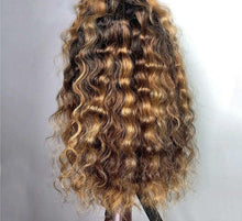 Load image into Gallery viewer, 13x6 Honey Blonde Lace Frontal Deep Wave Wig 180 Density.