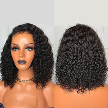 Load image into Gallery viewer, Short Curly Bob Wig with Lace Front Human Hair Wigs With Baby Hair