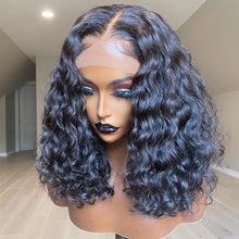 Load image into Gallery viewer, Short Curly Bob Wig with Lace Front Human Hair Wigs With Baby Hair