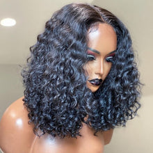 Load image into Gallery viewer, Short Curly Bob Wig with Lace Front Human Hair Wigs With Baby Hair