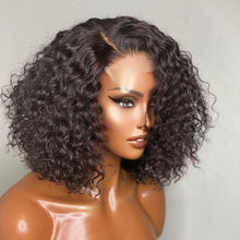Load image into Gallery viewer, Short Curly Bob Wig with Lace Front Human Hair Wigs With Baby Hair